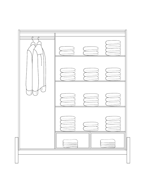 Wardrobe konstruction