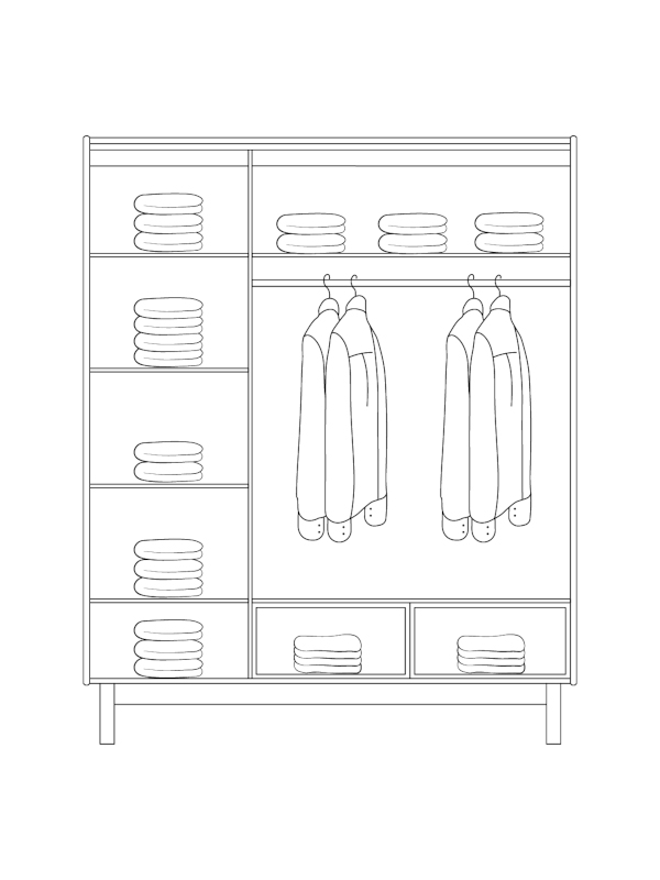 Wardrobe konstruction