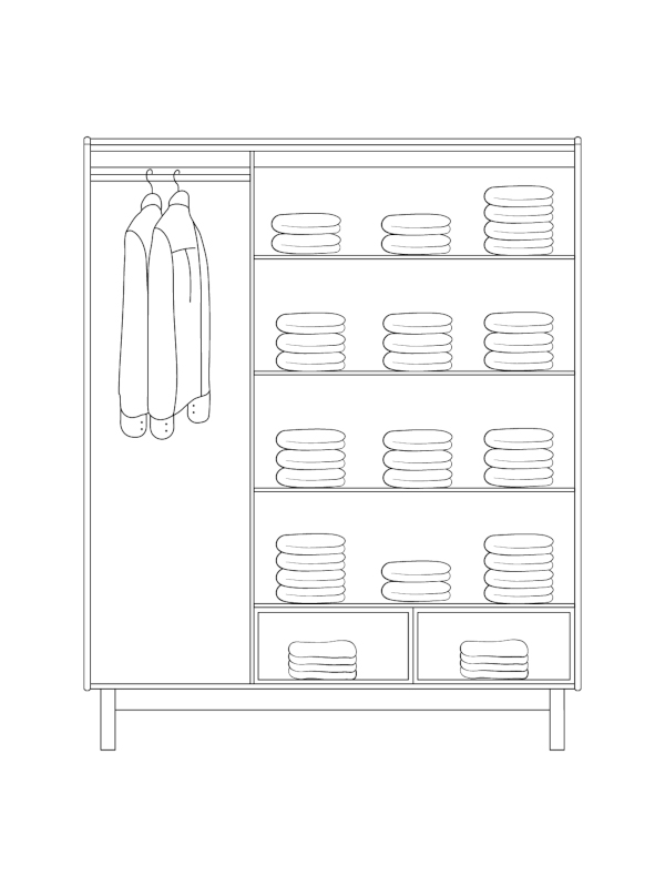 Wardrobe konstruction